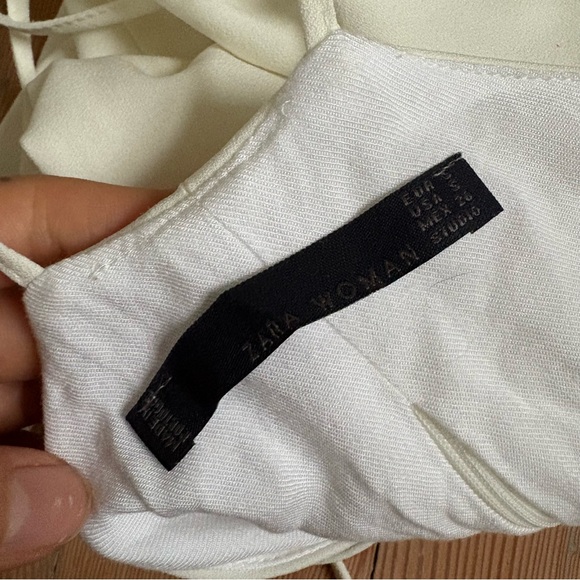 Zara Halter Strappy Crop Top - Picture 5 of 7